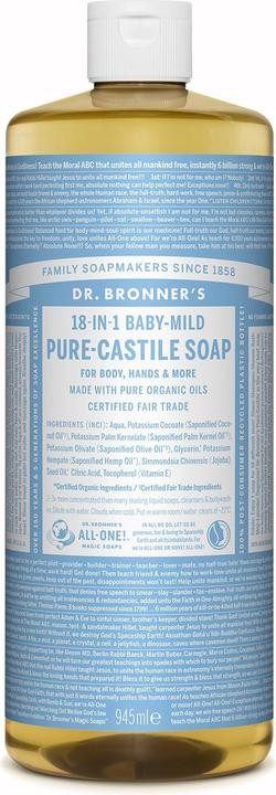 Immagine prodotto Dr. Bronner's 18-IN-1 Bambino mite (Sapone liquido, 945 ml)