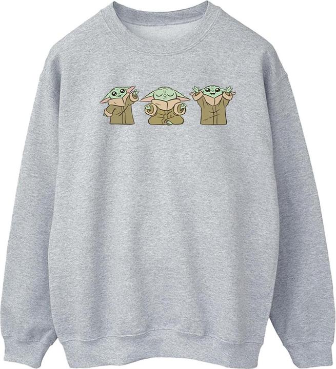Star Wars The Mandalorian Grogu Poses Sweatshirt (L)