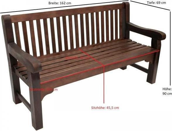 Actual product image Degamo BRISTOL garden bench