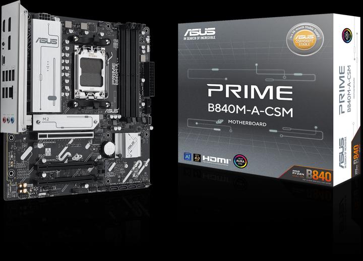Produktbild ASUS PRIME B840M-A-CSM (AM5, AMD B840, mATX)