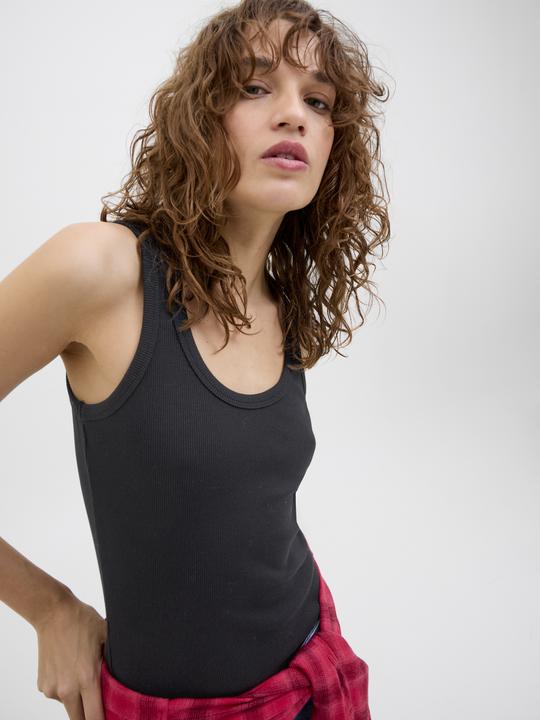 Produktbild JJXX Jxfrida Sl U-Neck Top Jrs Ln (M)