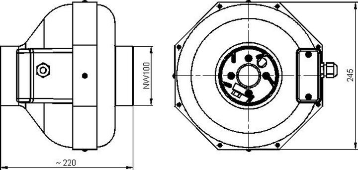 Actual product image CanFan CAN Fan RK100LS