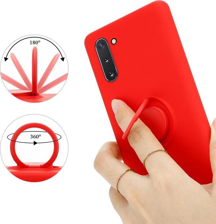 Actual product image Cadorabo TPU Liquid Ring Silicone Case Cover (Samsung Galaxy Note 10)