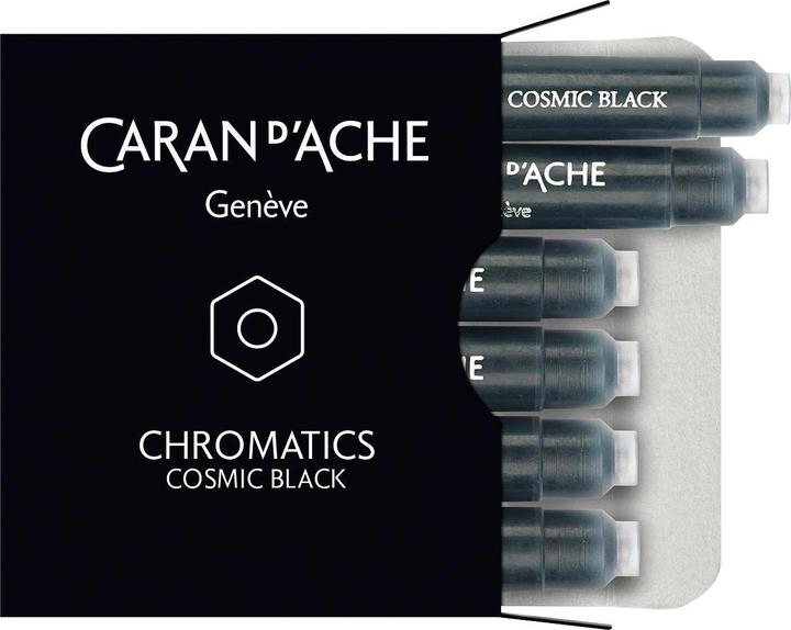 Caran d'Ache Chromatics Tintenpatronen (cartouches d'encre, Noir)