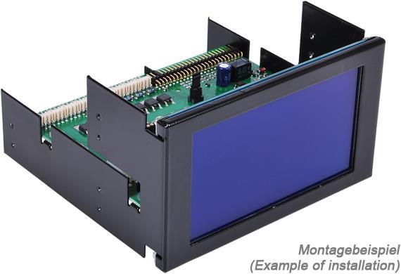 Actual product image Alphacool LCD display and Heatmaster 2 bracket