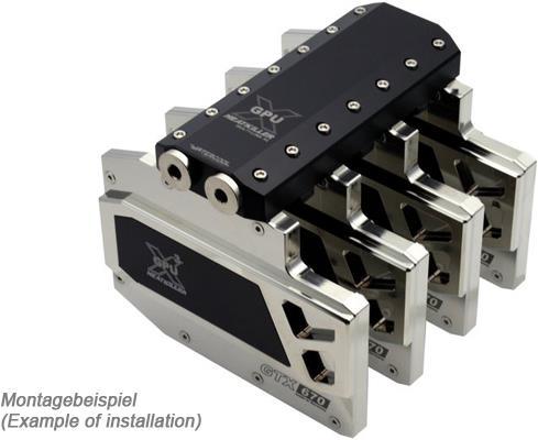 Actual product image Watercool GPU-X Dual Link