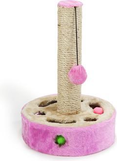 Actual product image Beeztees Bz Hide+Seek Cat Tree Gotcha (40 cm, beige pink)