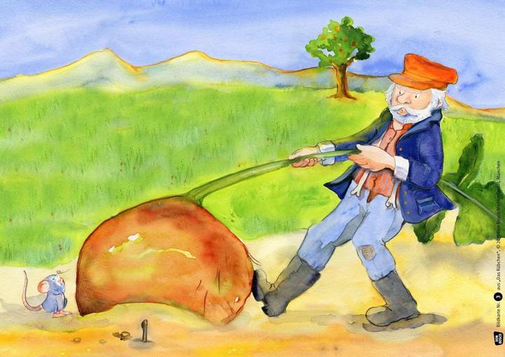Image du produit Kamishibai Bildkartenset - Das Rübchen (Allemand, Petra Lefin, 2023)