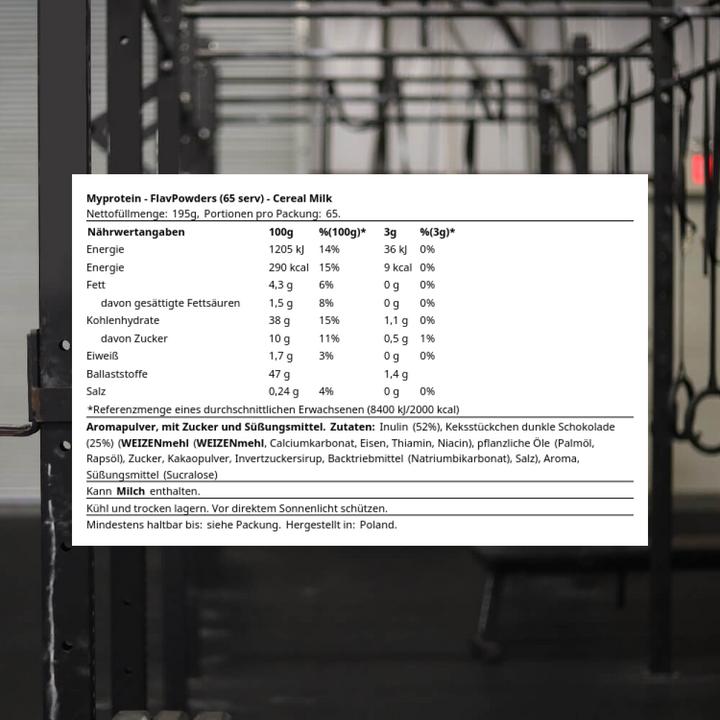 Produktbild MyProtein FlavPowders (Cereal Milk, 65 Stk., 65 g)