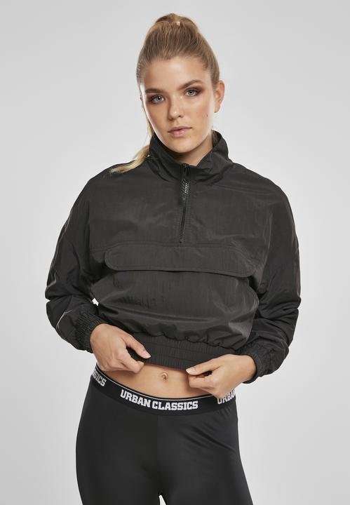 Image du produit Urban Classics Ladies Cropped Crinkle Nylon Pull Over Jacket (XXL)
