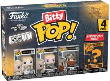 Actual product image Funko Blister 4 figures Bitty POP The Lord of the Rings Galadriel