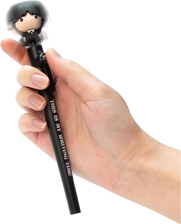Actual product image Blue Sky Mercredi - Stylo à bille de Mercredi Addams (Black, 1 x)