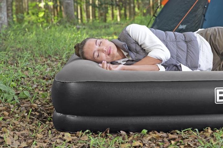 Actual product image Bestway Tritech Queen Air Mattress with Built-in USB Pump 2.03 m x 1.52 m x 36 cm