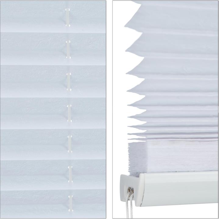 Actual product image Relaxdays Pleated Blinds White (60 x 2 x 130 cm)