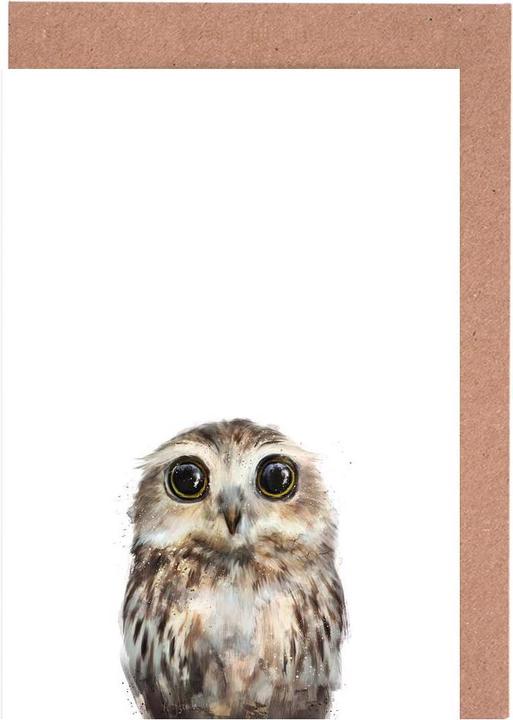 Produktbild Juniqe Zwergohreule-Illustration (15 Stk.)