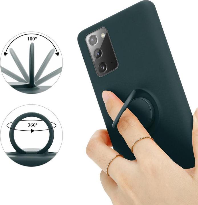Image du produit Cadorabo TPU Liquid Ring Silicone Case Cover (Samsung Galaxy Note 20)