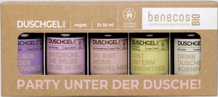 Benecos Geschenkset Mini Duschgel Party unter der Dusche (50 ml)
