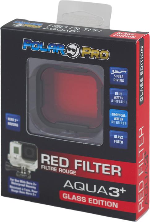 Image du produit Filtre rouge pour GoPro Hero 4 (Héros 4, Héros 3+)