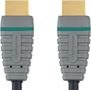 Produktbild Bandridge BLUE HDMI High-Speed m. Ethernet Kabel (2 m, HDMI)