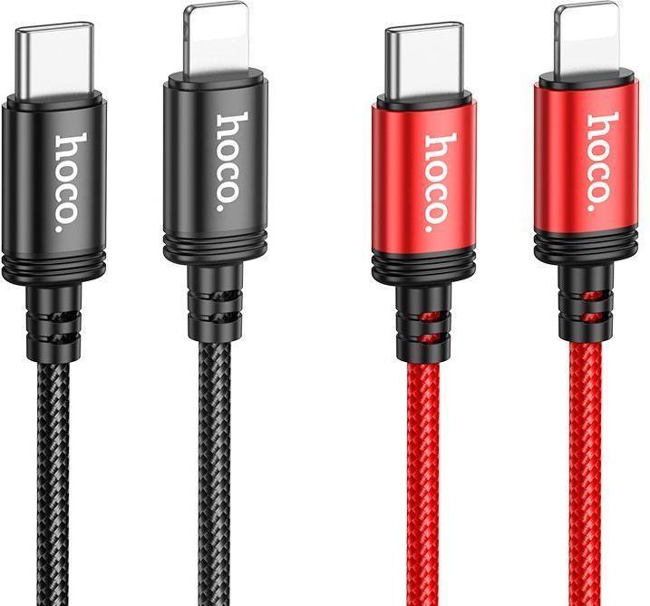 Produktbild Hoco Cable cable Type C to Lightning PD 20W X89 1 m black (1 m, USB 3.2 Gen 1, 20 W)