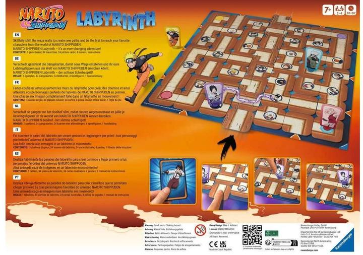 Image du produit Ravensburger Naruto Labyrinth (Allemand, Espagnol, Français, Néerlandais, Italien, Portugais, Anglais)