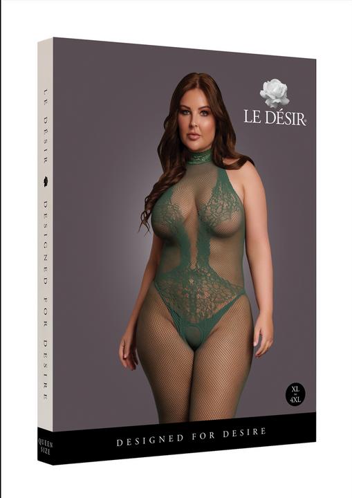 Produktbild Le Désir Fishnet and Lace Bodystocking - Queen Size (XL, XXL, 3XL, 4XL)