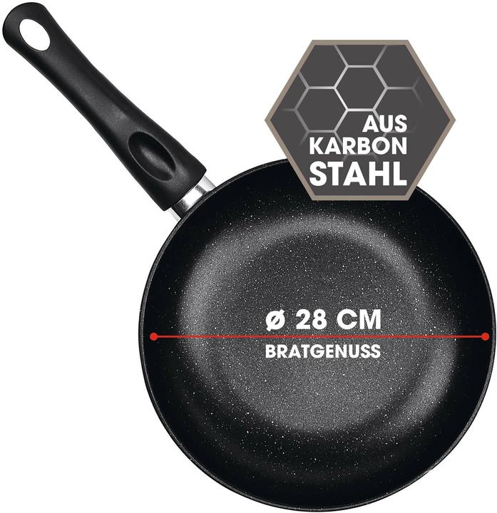 Produktbild Bratmaxx Bratpfanne (28 cm, Bratpfanne, Carbonstahl)