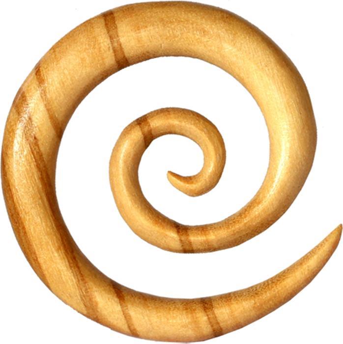Image du produit Star Piercing Spirale d'extension super en bois d'olivier (Organique)