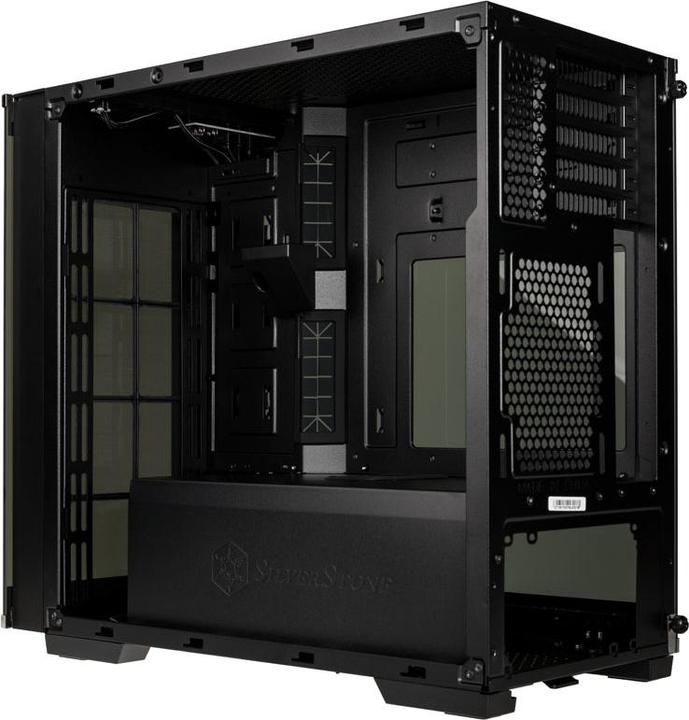 Produktbild Silverstone SST-LD01B Lucid Micro ATX Tower, TG (Mini-ITX, Mini-DTX)