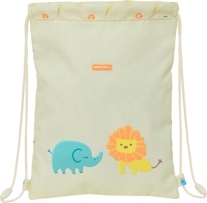 Produktbild Safta Rucksacktasche mit Bändern Selva Weiss 26 x 34 x 1 cm