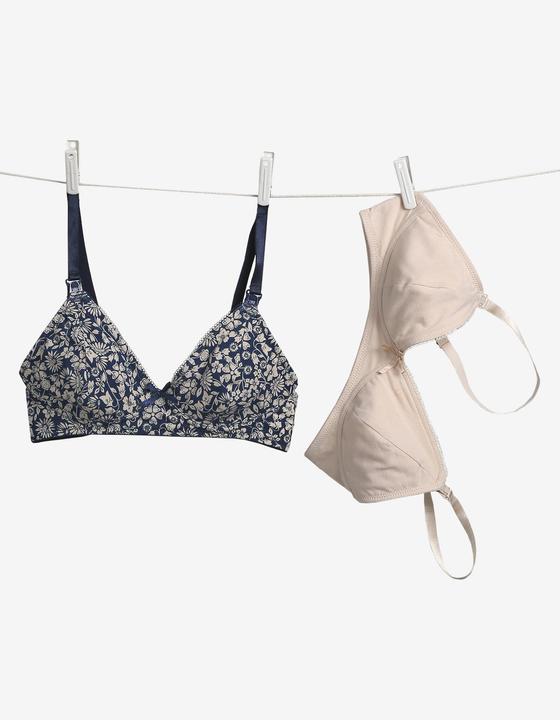 Vertbaudet Bio-Kollektion: 2er-Pack Still-BHs ohne Formbügel