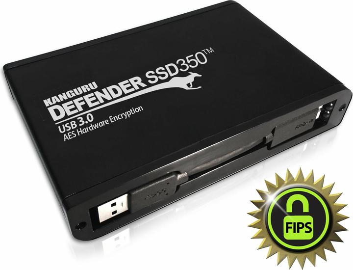 Produktbild Kanguru 2TB Defender 350 SSD - Encrypted USB3.0 Solid State Drive FIPS (2000 GB)