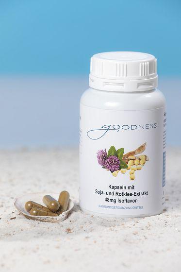 Image du produit Goodness Soja-Rotklee-Isaflavon caps (90 pièce(s), Capsules, 75 g)