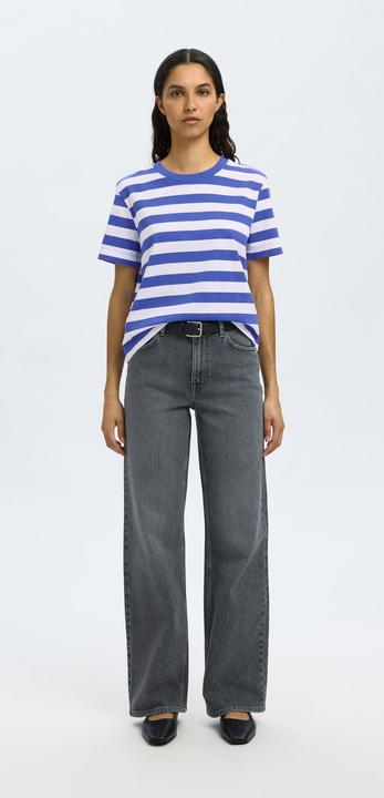 Image du produit Selected Femme Slfessential Ss Striped Boxy Tee Noos (XL)