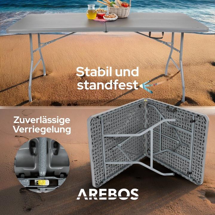 Immagine prodotto Arebos Gartentisch (74 cm)