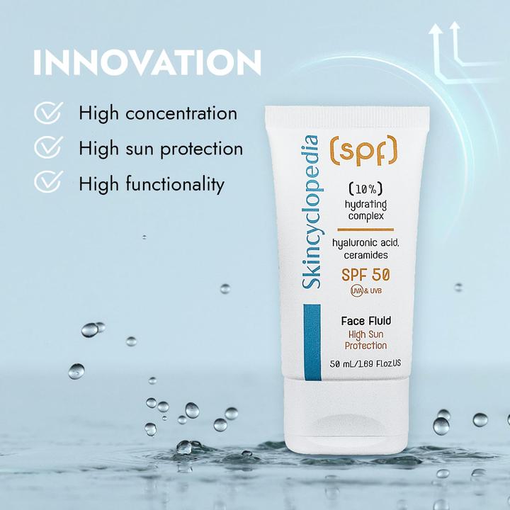 Immagine prodotto Skincyclopedia Fluido idratante SPF 50 (50 ml) (Crema solare viso, SPF 50, 50 ml)