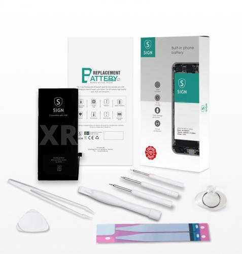 Immagine prodotto SIGN Kit completo per la sostituzione della batteria - iPhone XR (1 pz., Specifico del dispositivo)