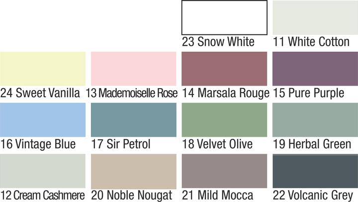 Actual product image Kreul Chalky paint, Cream Cashmere, 150 ml (Beige, Cream, White, Silver, 150 ml)