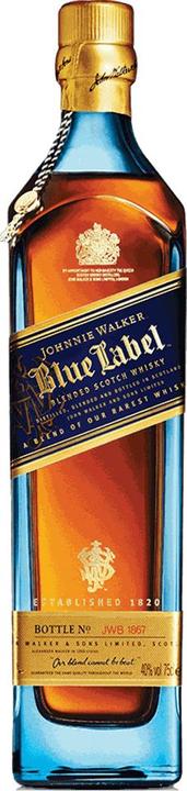 Actual product image Johnnie Walker Blue Label (Scotch whisky, Blended Whisky, 1 x 70 cl)