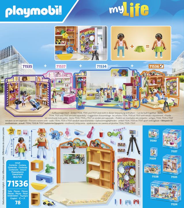 Produktbild Playmobil Spielwarenladen (71536, Playmobil City Life)