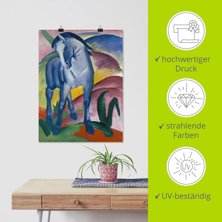 Produktbild Artland Blaues Pferd I. 1911. T7UX (60 x 80 cm)