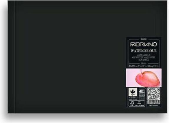 Produktbild Fabriano Aquarellblock Buch A5, 30 Blatt (A5, Harter Einband)