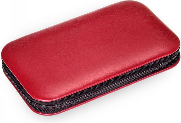 Immagine prodotto Sacher TR600R.0103 - Set da 10 pezzi per manicure in pelle rossa