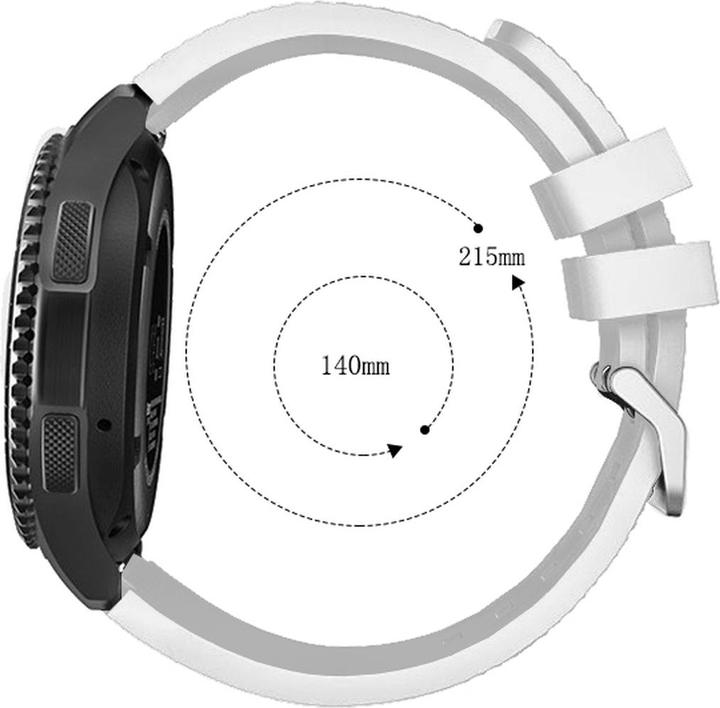 Actual product image Cadorabo Wristband for Samsung Galaxy Gear (22 mm, TPU)