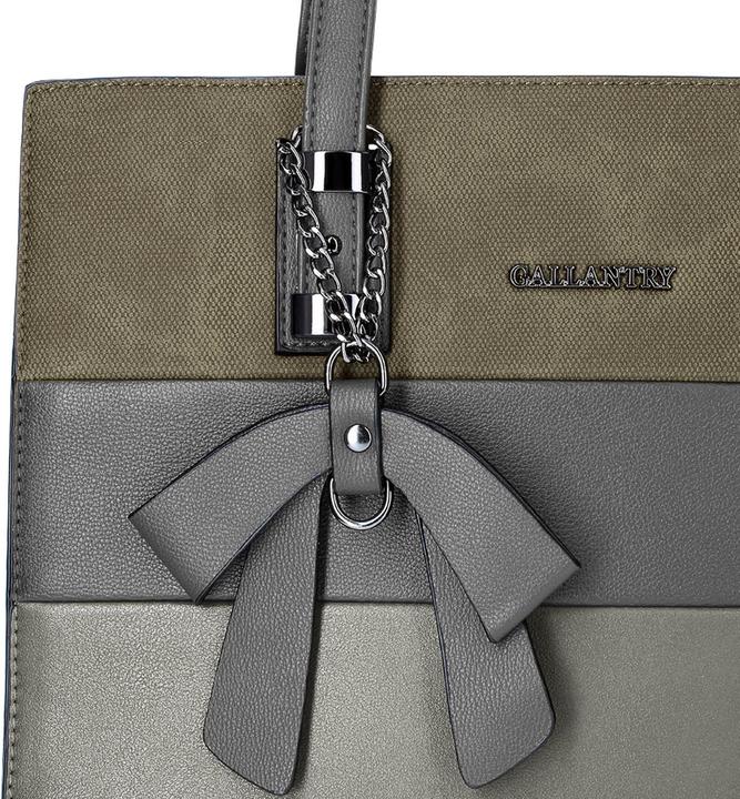 Image du produit Gallantry Sac à main Politexture pour femme en gris (5 l)