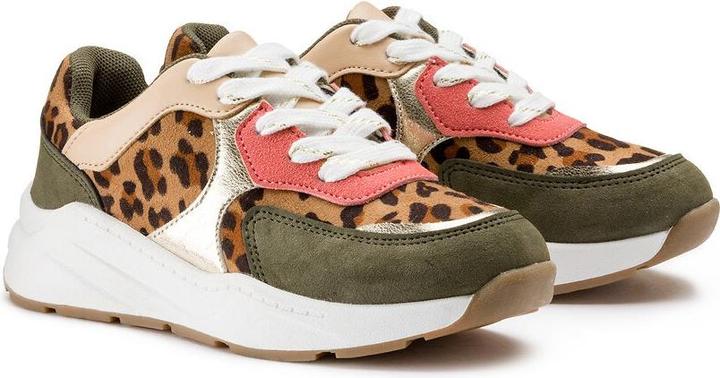 Produktbild La Redoute Collections Sneakers mit Schnürung und Leo-Print (38)