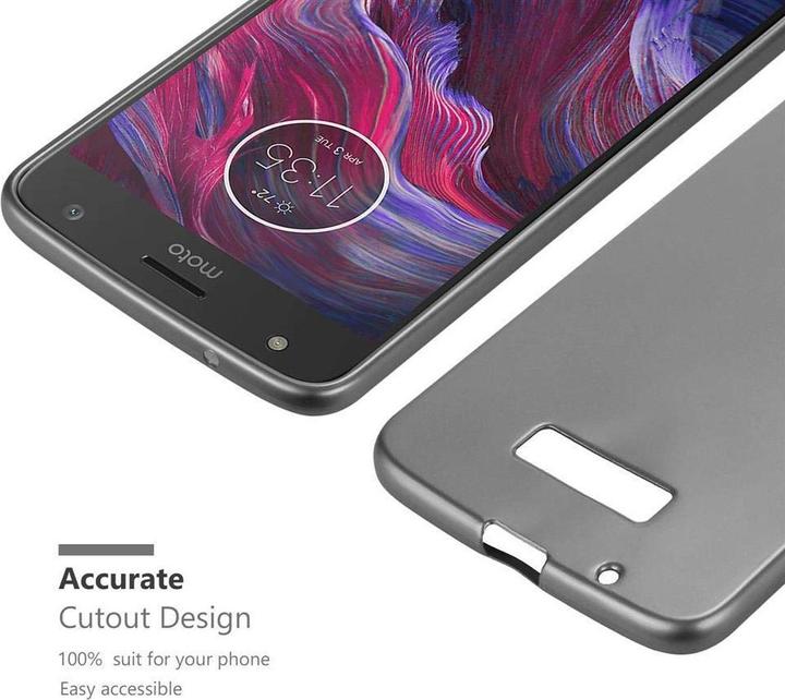 Produktbild Cadorabo TPU Matt Metallic Cover (Motorola Moto X4)