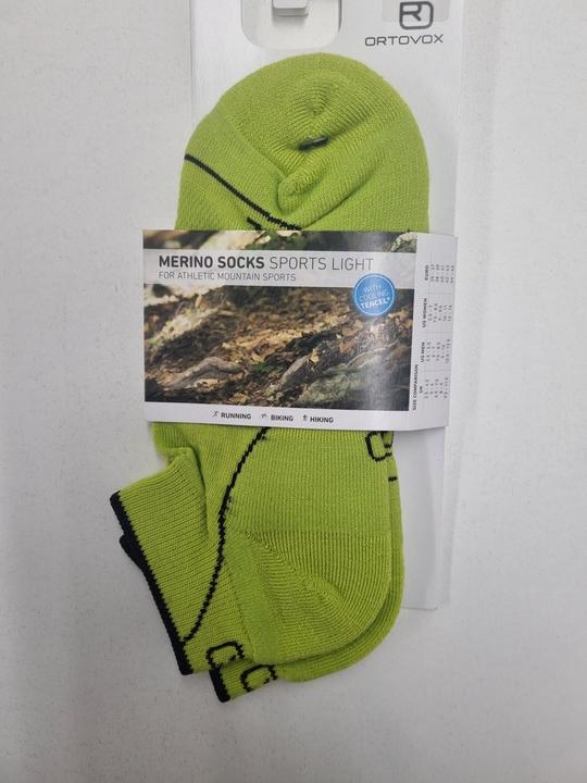 Image du produit Ortovox Chaussettes Mérino Sports Light green sulphur (38 - 39)