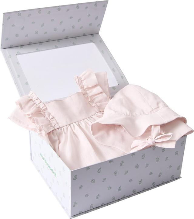 Image du produit Vertbaudet Mädchen Baby Geschenk-Set: Kleid & Sonnenhut