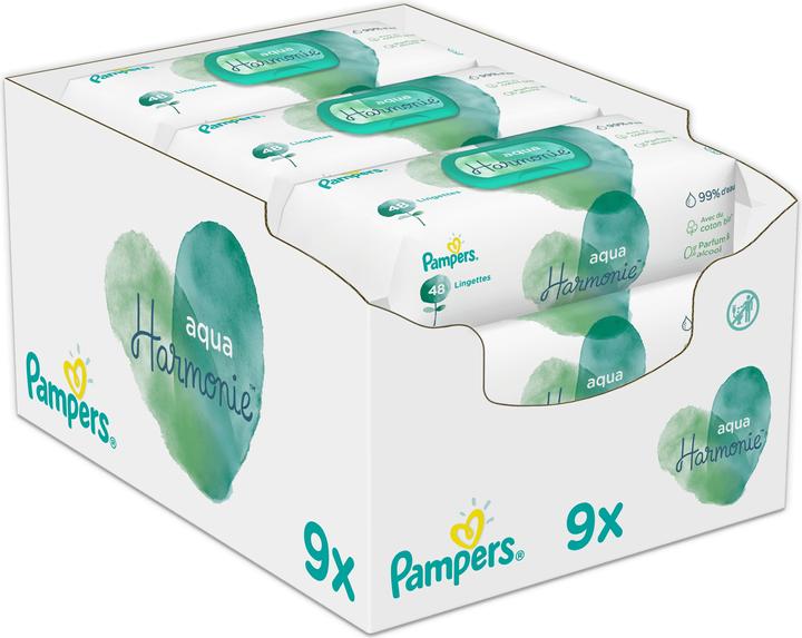 Produktbild Pampers Aqua Pure (432 Stück)